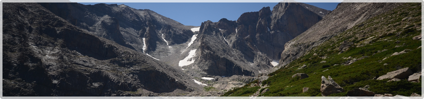 A peak in Rocky Mountain National Park