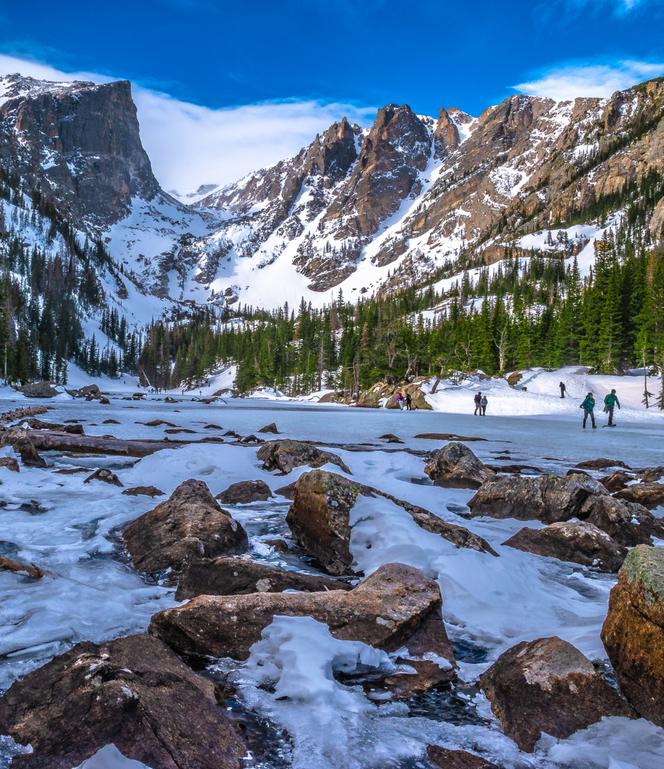 Guided Snowshoeing Estes Park, Colorado KMA