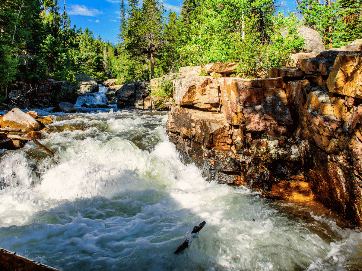 River at copeland falls hike.